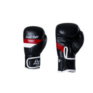 LF Boxing gloves - 100% leather - Black