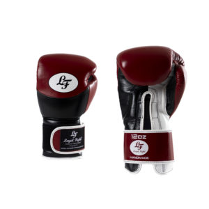 LF Boxing gloves - 100% Premium leather - Burgundy